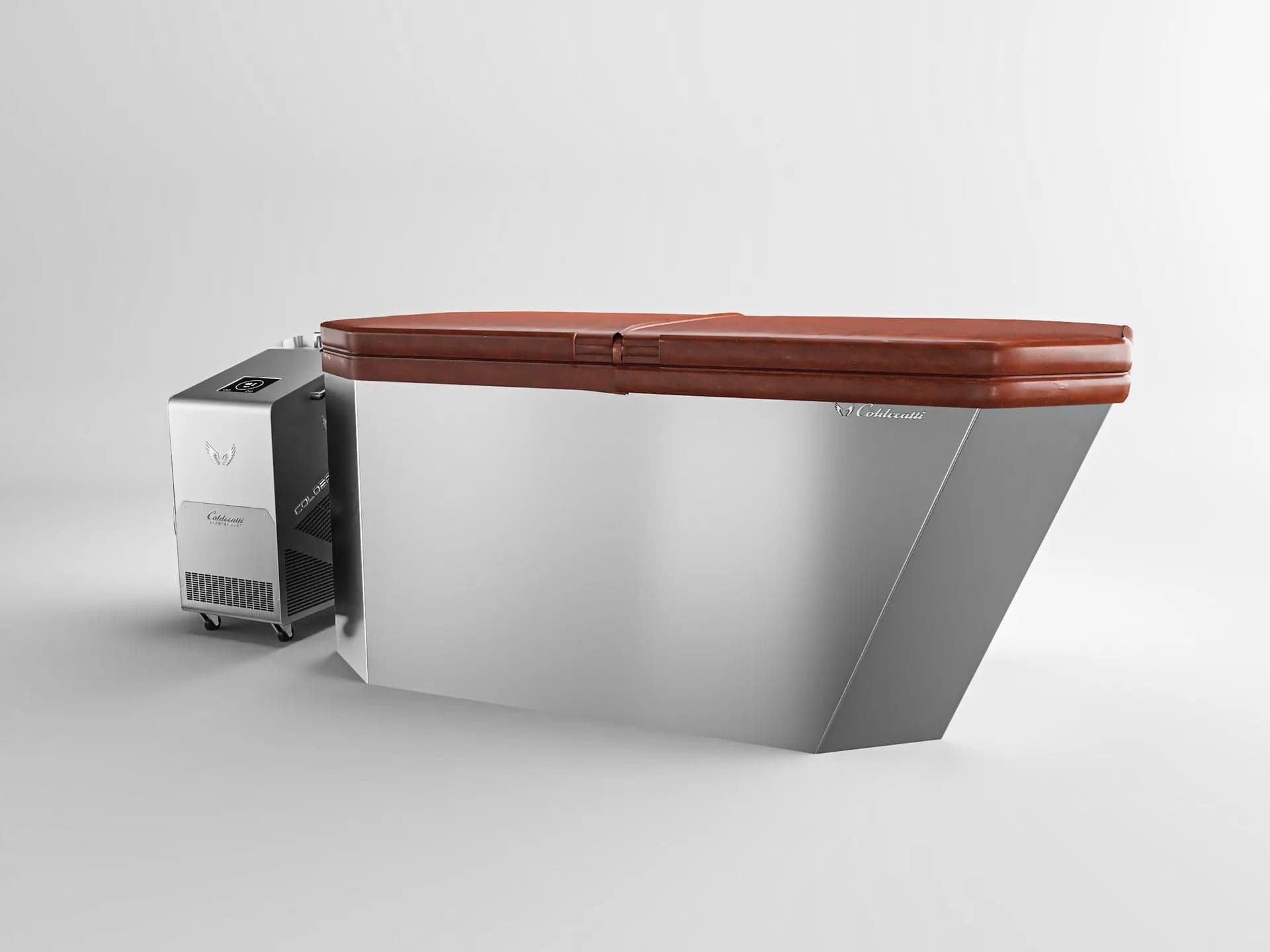 Colderatti Vessel insulated cover in dark cognac